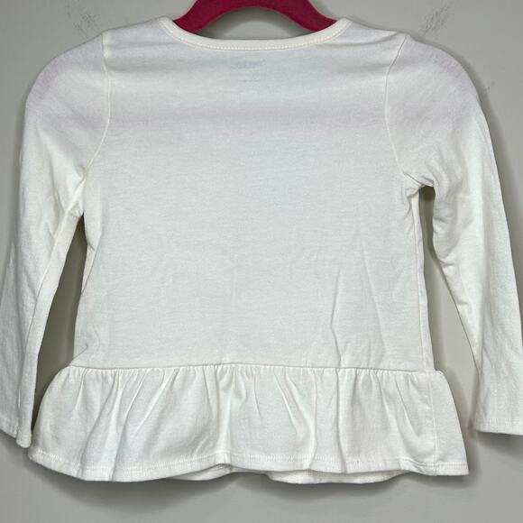 Gymboree Winter Cat Shirt Size 18-24 Months NEW Peplum Hem - Picture 6 of 7